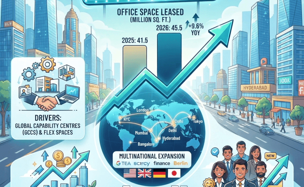India's Office Boom: Global Giants Spark New Wave of Job Growth